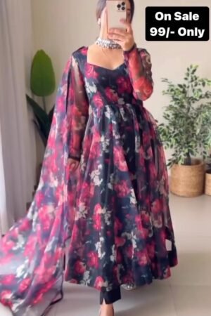 Premium Pink And Purple Dress On Sale