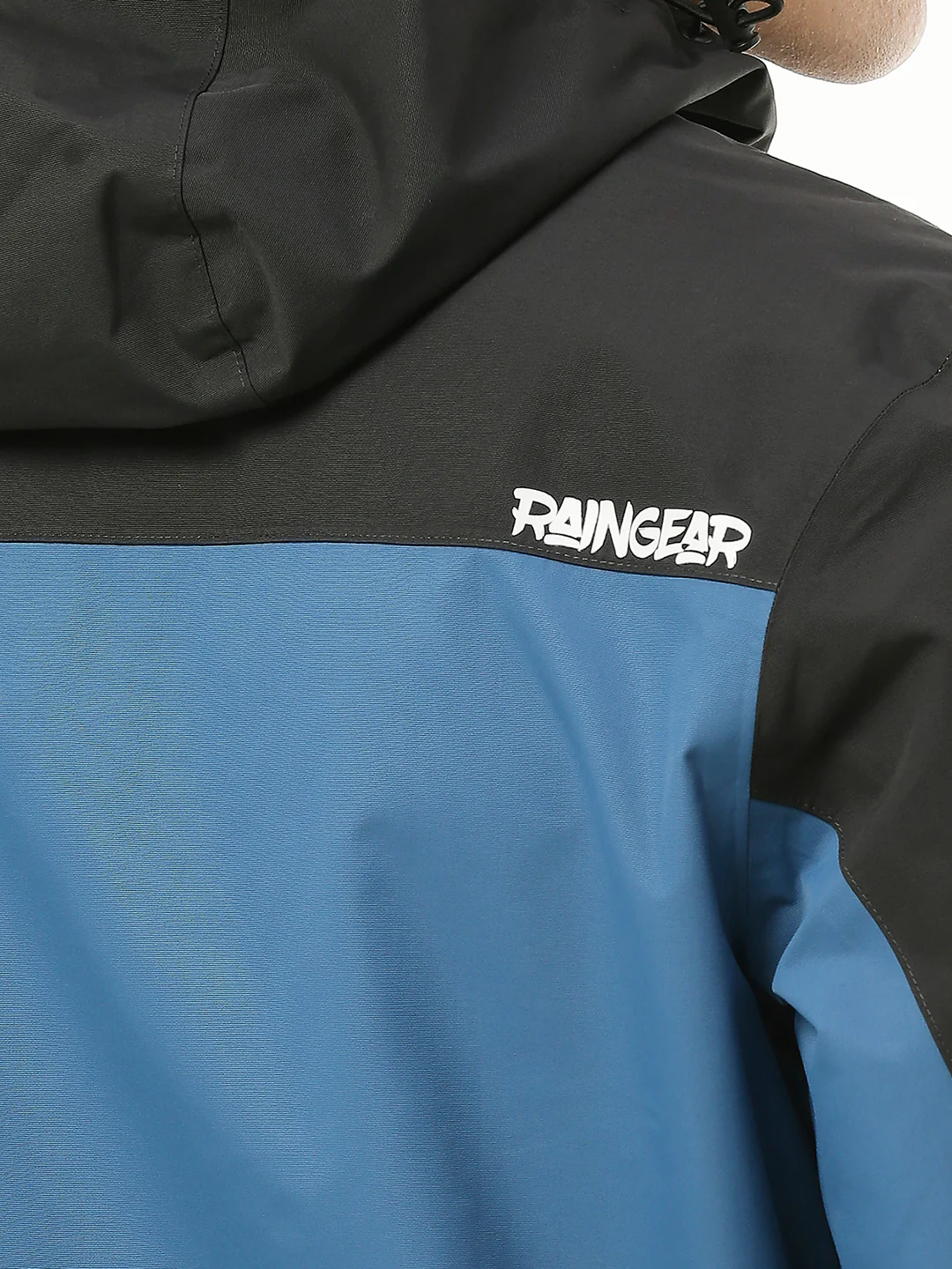 MonsoonShield Black Blue Rain Jacket For Men - Image 7
