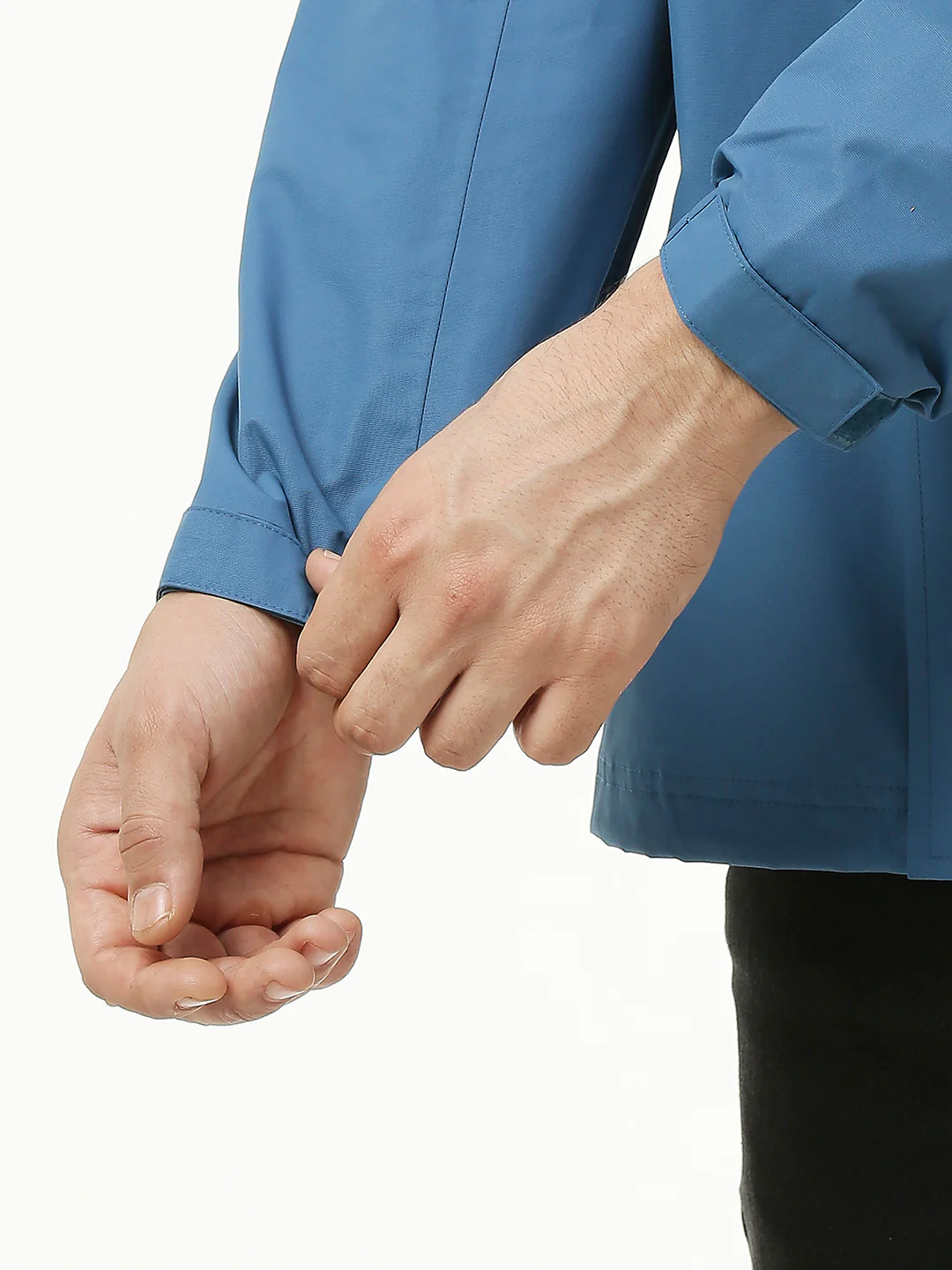 MonsoonShield Black Blue Rain Jacket For Men - Image 11