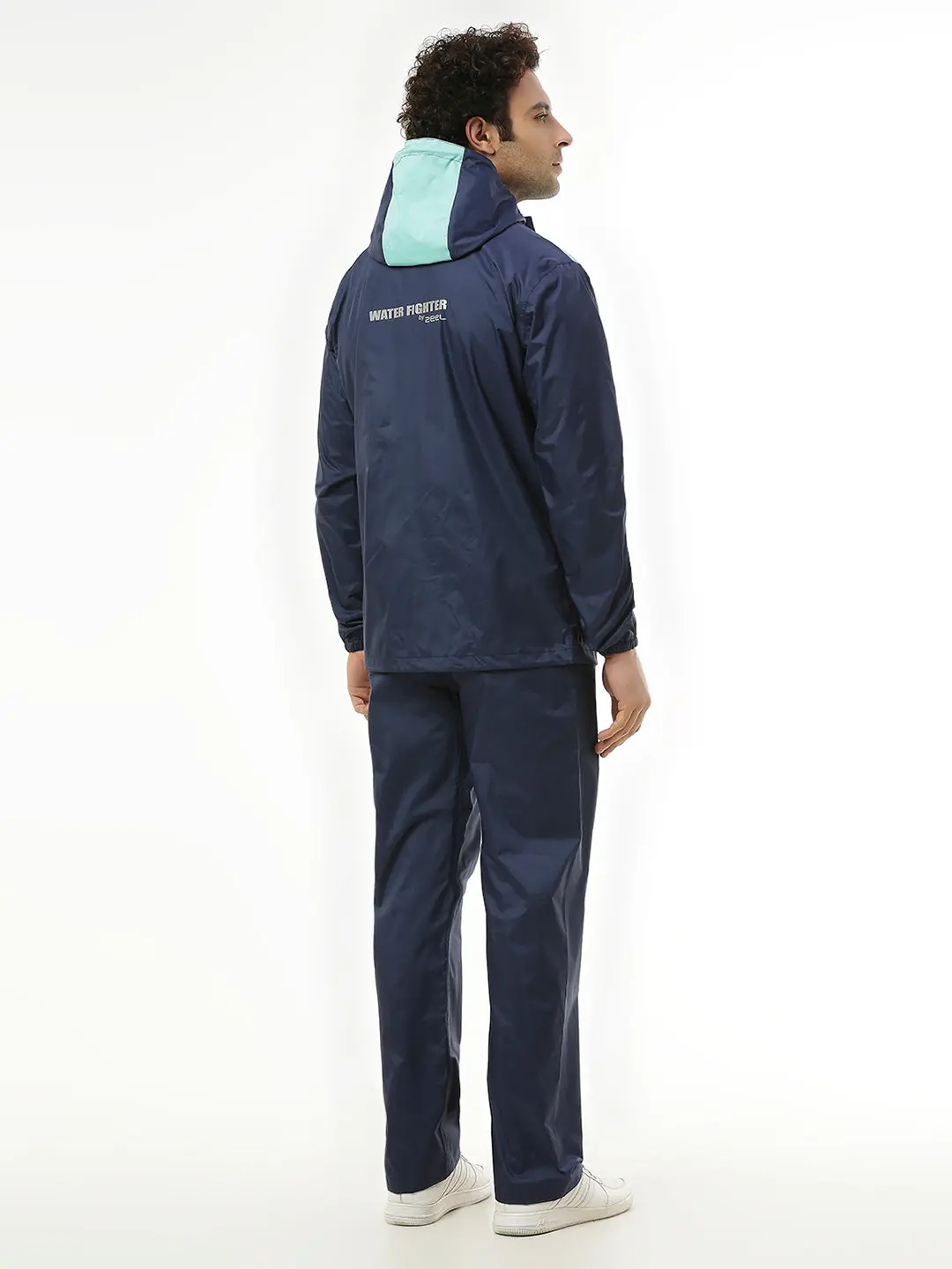 Active Sport Navy & Green Rainwear - Image 2