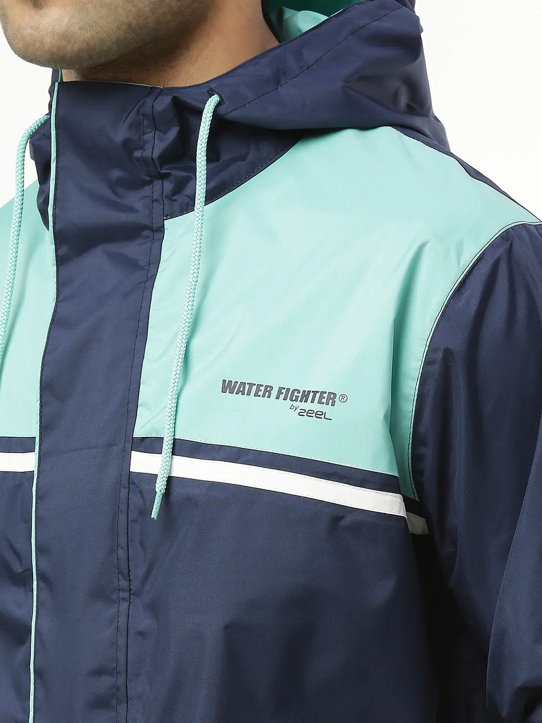 Active Sport Navy & Green Rainwear - Image 6